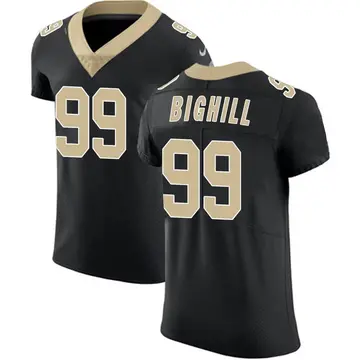 Nike Adam Bighill Men's Elite New Orleans Saints Black Team Color Vapor Untouchable Jersey