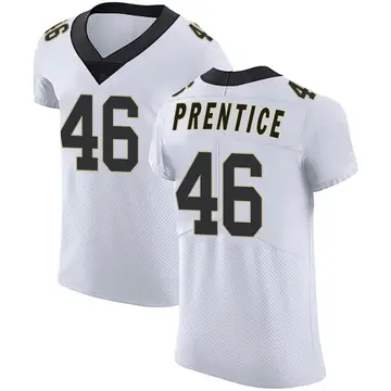 Nike Adam Prentice Men's Elite New Orleans Saints White Vapor Untouchable Jersey