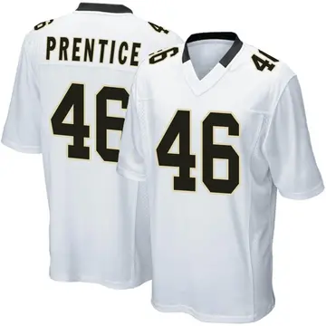 Nike Adam Prentice Youth Game New Orleans Saints White Jersey