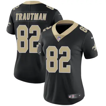 Nike Adam Trautman Women's Limited New Orleans Saints Black Team Color Vapor Untouchable Jersey