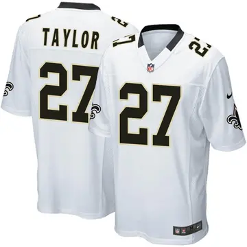 Nike Alontae Taylor Youth Game New Orleans Saints White Jersey
