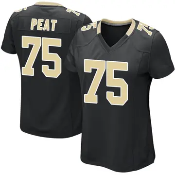 Nike Andrus Peat Women's Game New Orleans Saints Black Team Color Jersey