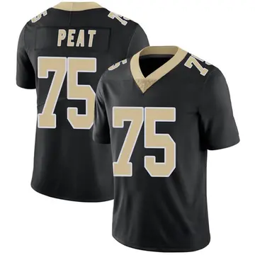 Nike Andrus Peat Youth Limited New Orleans Saints Black Team Color Vapor Untouchable Jersey
