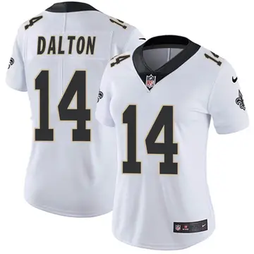 Nike Andy Dalton Women's Limited New Orleans Saints White Vapor Untouchable Jersey