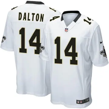 Nike Andy Dalton Youth Game New Orleans Saints White Jersey