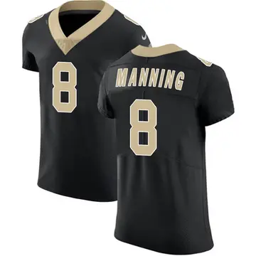 Nike Archie Manning Men's Elite New Orleans Saints Black Team Color Vapor Untouchable Jersey