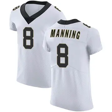 Nike Archie Manning Men's Elite New Orleans Saints White Vapor Untouchable Jersey