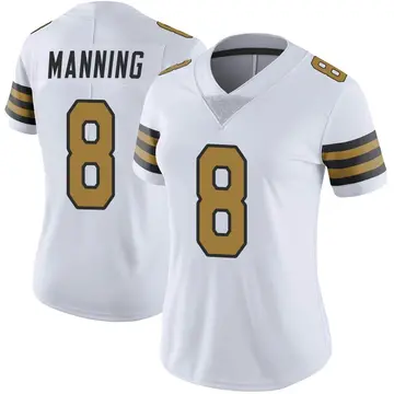 Nike Archie Manning Women's Limited New Orleans Saints White Color Rush Jersey