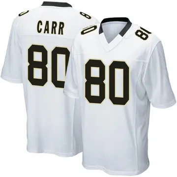 Nike Austin Carr Youth Game New Orleans Saints White Jersey