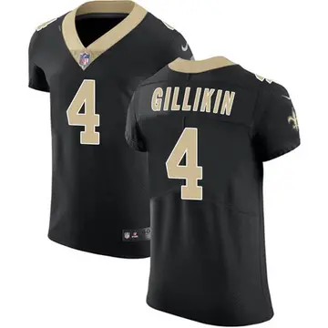 Nike Blake Gillikin Men's Elite New Orleans Saints Black Team Color Vapor Untouchable Jersey