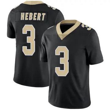 Nike Bobby Hebert Youth Limited New Orleans Saints Black Team Color Vapor Untouchable Jersey