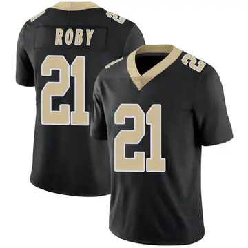Nike Bradley Roby Men's Limited New Orleans Saints Black Team Color Vapor Untouchable Jersey