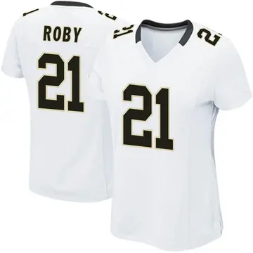 Nike Bradley Roby Women's Game New Orleans Saints White Jersey