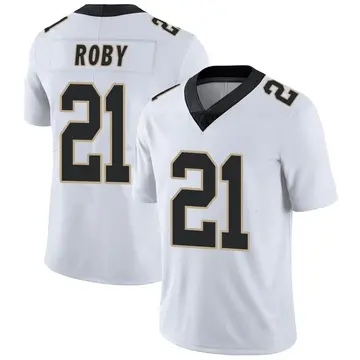 Nike Bradley Roby Youth Limited New Orleans Saints White Vapor Untouchable Jersey