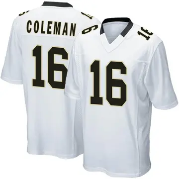 Nike Brandon Coleman Youth Game New Orleans Saints White Jersey