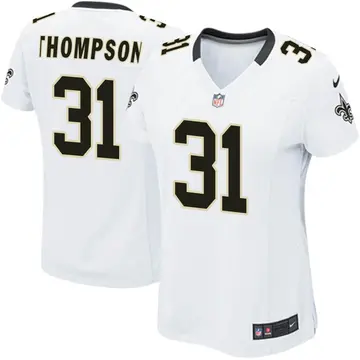 Nike Bryce Thompson Women's Game New Orleans Saints White Jersey
