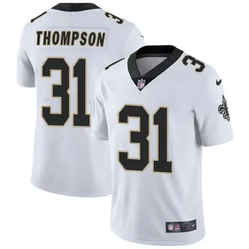 Nike Bryce Thompson Youth Limited New Orleans Saints White Vapor Untouchable Jersey