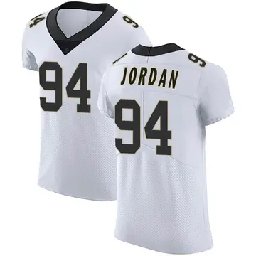 Nike Cameron Jordan Men's Elite New Orleans Saints White Vapor Untouchable Jersey