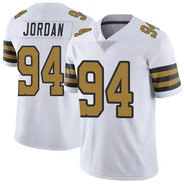 Nike Cameron Jordan Youth Limited New Orleans Saints White Color Rush Jersey