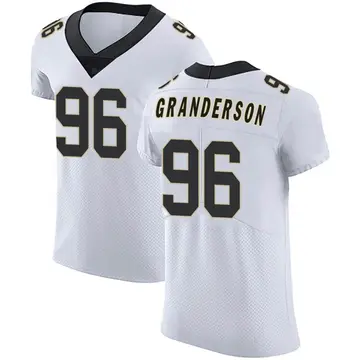 Nike Carl Granderson Men's Elite New Orleans Saints White Vapor Untouchable Jersey
