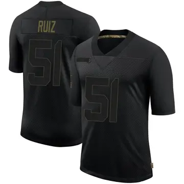 Nike Cesar Ruiz Youth Limited New Orleans Saints Black 2020 Salute To Service Jersey