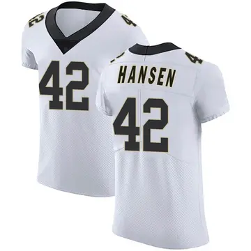 Nike Chase Hansen Men's Elite New Orleans Saints White Vapor Untouchable Jersey