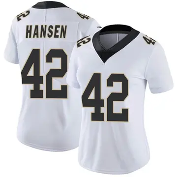 Nike Chase Hansen Women's Limited New Orleans Saints White Vapor Untouchable Jersey