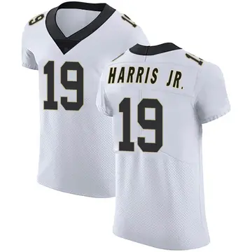 Nike Chris Harris Jr. Men's Elite New Orleans Saints White Vapor Untouchable Jersey