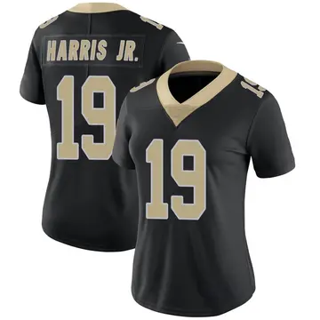 Nike Chris Harris Jr. Women's Limited New Orleans Saints Black Team Color Vapor Untouchable Jersey