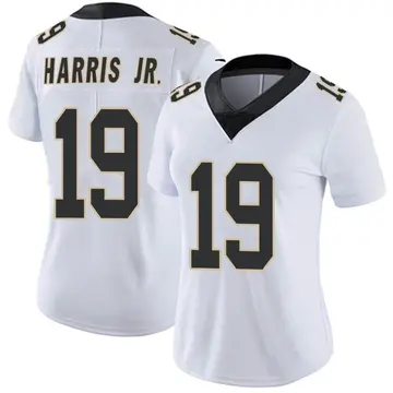 Nike Chris Harris Jr. Women's Limited New Orleans Saints White Vapor Untouchable Jersey