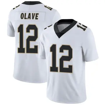 Nike Chris Olave Men's Limited New Orleans Saints White Vapor Untouchable Jersey