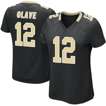 Nike Chris Olave Women's Game New Orleans Saints Black Team Color Jersey