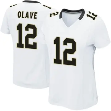 Nike Chris Olave Women's Game New Orleans Saints White Jersey