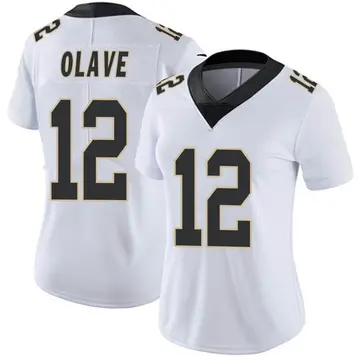 Nike Chris Olave Women's Limited New Orleans Saints White Vapor Untouchable Jersey