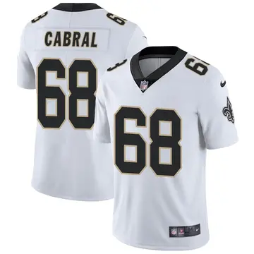 Nike Cohl Cabral Men's Limited New Orleans Saints White Vapor Untouchable Jersey
