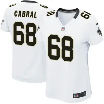 Nike Cohl Cabral Women's Game New Orleans Saints White Jersey