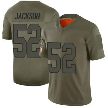 Nike D'Marco Jackson Men's Limited New Orleans Saints Camo 2019 Salute to Service Jersey