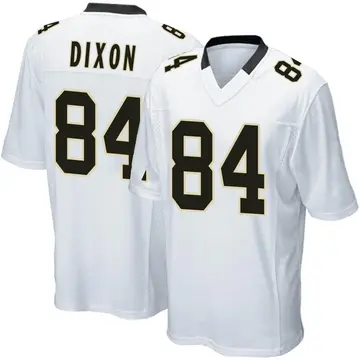 Nike Dai'Jean Dixon Men's Game New Orleans Saints White Jersey