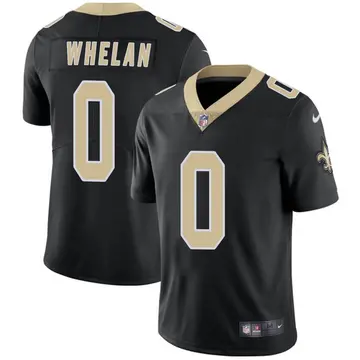 Nike Daniel Whelan Men's Limited New Orleans Saints Black Team Color Vapor Untouchable Jersey