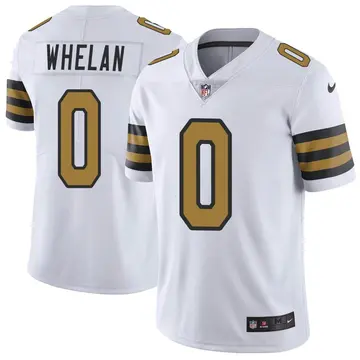 Nike Daniel Whelan Men's Limited New Orleans Saints White Color Rush Jersey