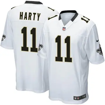 Nike Deonte Harty Men's Game New Orleans Saints White Jersey