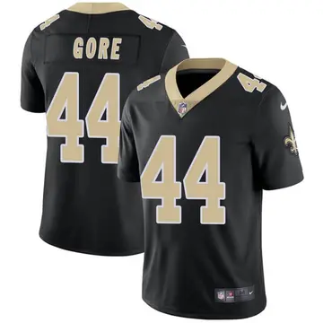 Nike Derrick Gore Men's Limited New Orleans Saints Black Team Color Vapor Untouchable Jersey