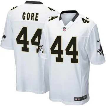 Nike Derrick Gore Youth Game New Orleans Saints White Jersey