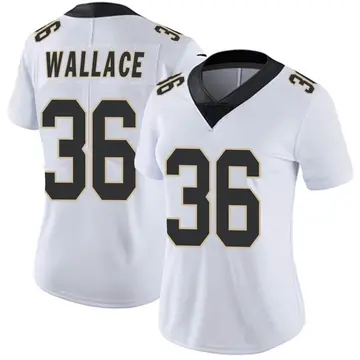 Nike Deuce Wallace Women's Limited New Orleans Saints White Vapor Untouchable Jersey