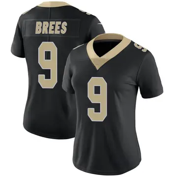 Nike Drew Brees Women's Limited New Orleans Saints Black Team Color Vapor Untouchable Jersey