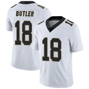 Nike Emmanuel Butler Men's Limited New Orleans Saints White Vapor Untouchable Jersey