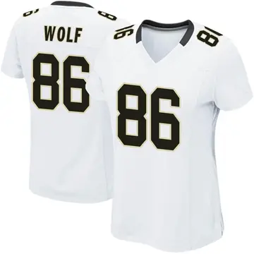 Nike Ethan Wolf Women's Game New Orleans Saints White Jersey