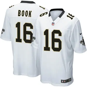 Nike Ian Book Youth Game New Orleans Saints White Jersey