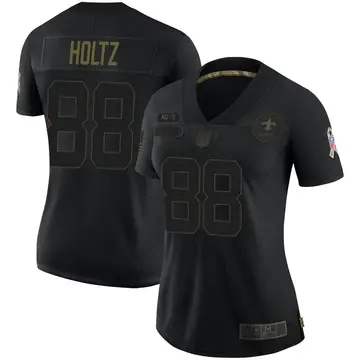 Nike J.P. Holtz Women's Limited New Orleans Saints Black 2020 Salute To Service Jersey