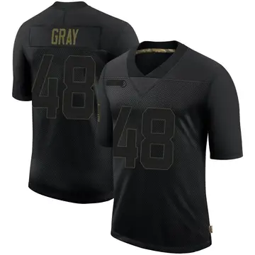 Nike J.T. Gray Men's Limited New Orleans Saints Black 2020 Salute To Service Jersey